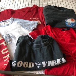 Brandy Melville Lot of 5 Tops